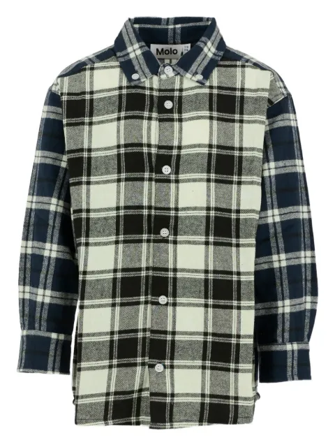 Molo check-pattern long-sleeve shirt