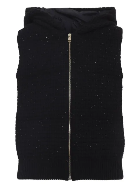 Fabiana Filippi embellished hooded vest