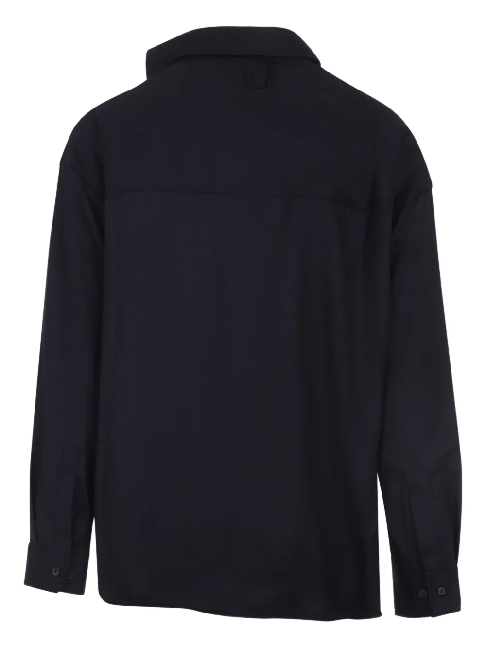 Jacquemus asymmetric shirt - ブルー Jacquemus asymmetric shirt - ブルー