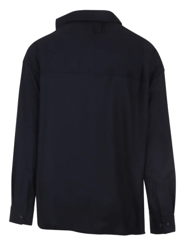 Jacquemus アシンメトリー シャツ | ブルー | FARFETCH JP