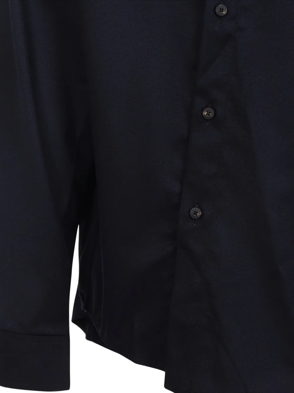 Jacquemus asymmetric shirt - Blauw