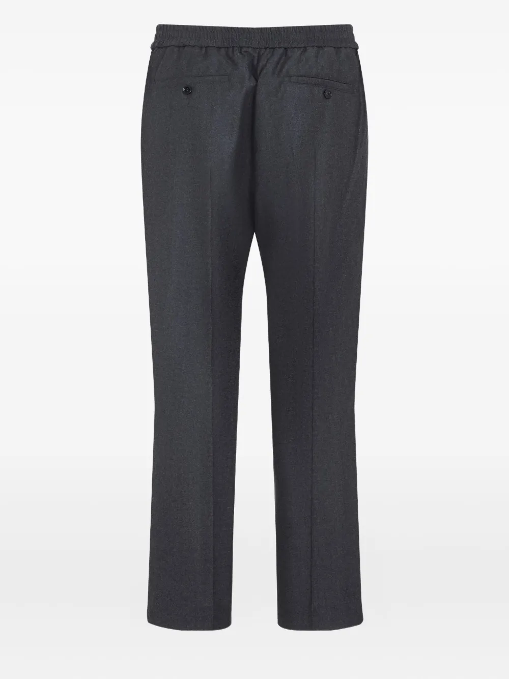 AMI Paris elasticated-waist wool trousers | Grey | Image 1