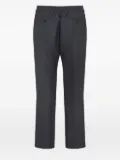 AMI Paris elasticated-waist wool trousers - Grey