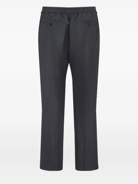 AMI Paris elasticated-waist wool trousers