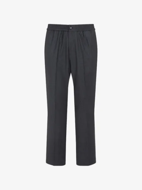 AMI Paris elasticated-waist wool trousers
