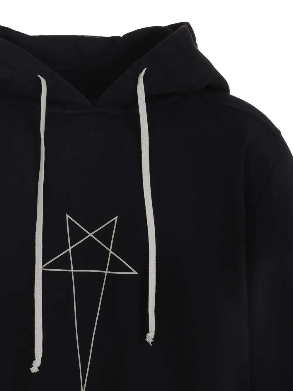 Rick Owens DRKSHDW star-embroidered drawstring hoodie | Hoodies | Image 2