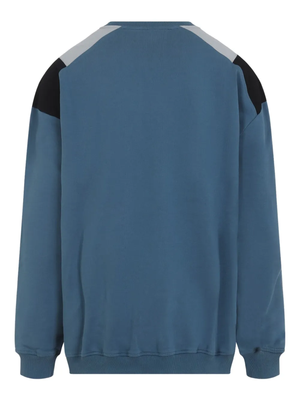 Martine Rose panelled cotton sweatshirt - ブルー Martine Rose panelled cotton sweatshirt - ブルー
