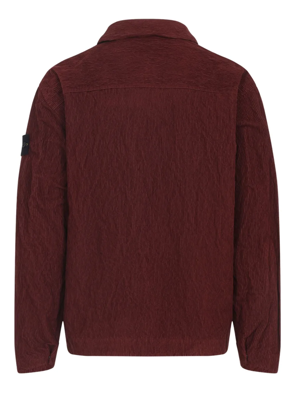 Stone Island corduroy patch-pocket shirt - レッド Stone Island corduroy patch-pocket shirt - レッド