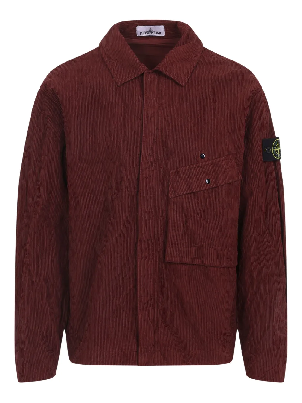 Stone Island コーデュロイ シャツ - レッド Stone Island コーデュロイ シャツ - レッド