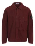 Stone Island corduroy patch-pocket shirt - Red