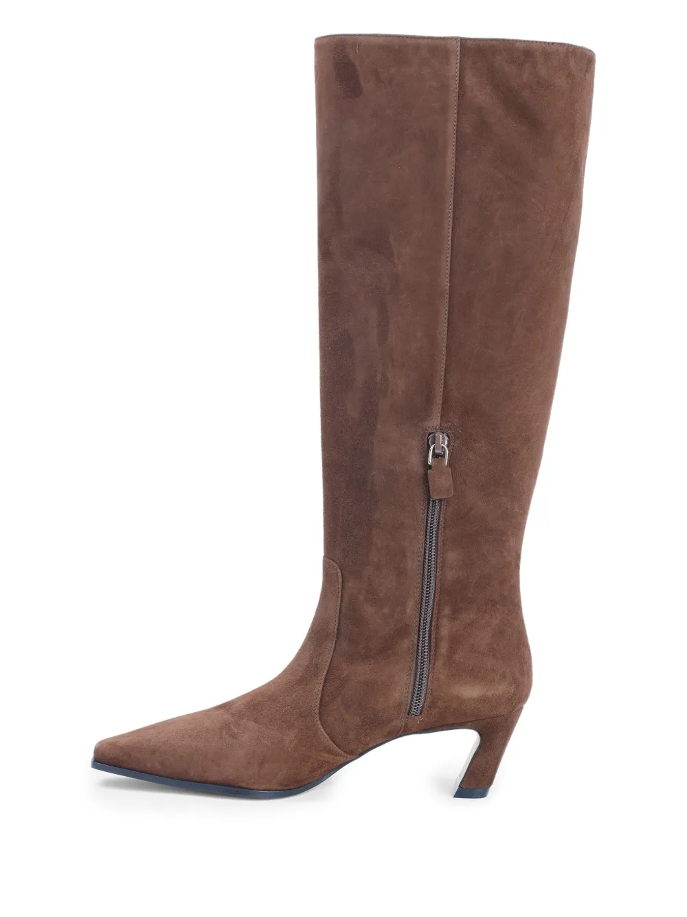 Stuart Weitzman 50mm suede knee-high boots Brown
