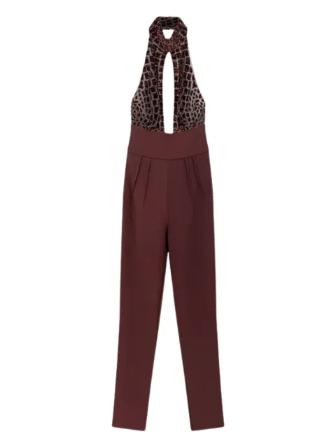 Elisabetta Franchi halter-neck sequin-embellished jumpsuit