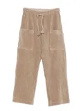 LARANJINHA corduroy pocket trousers - Neutrals