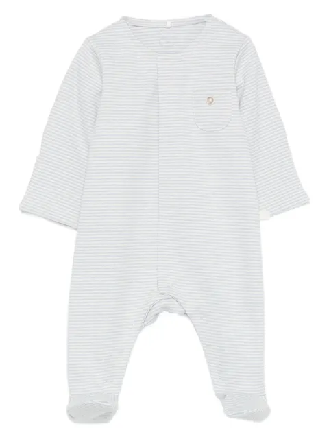 LARANJINHA striped pocket jumpsuit