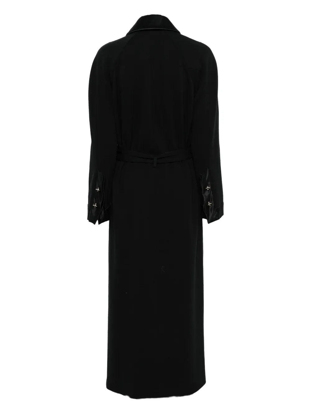 CHANEL Pre-Owned 2010s wollen jas - Zwart