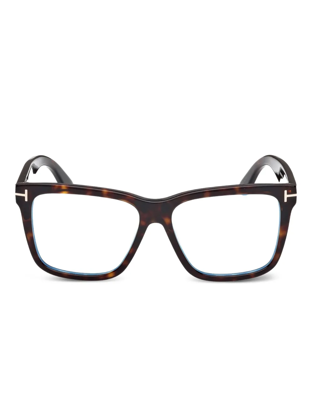 TOM FORD Eyewear lentes con armazón cuadrada estilo carey | Image 1