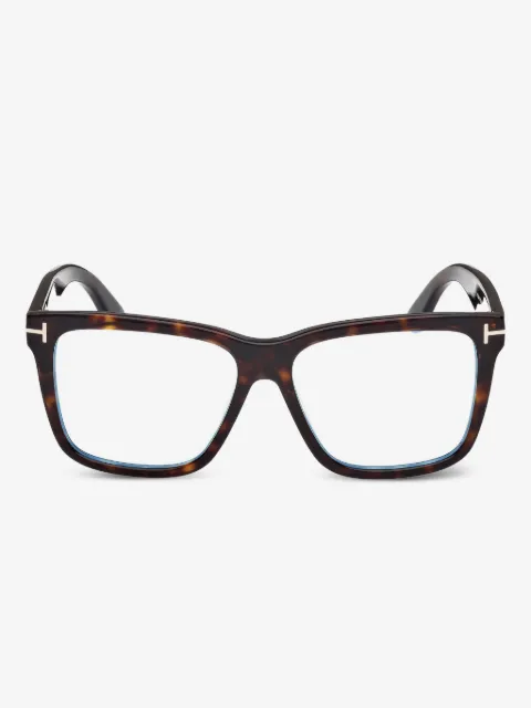 TOM FORD Eyewear clip-on square-frame glasses