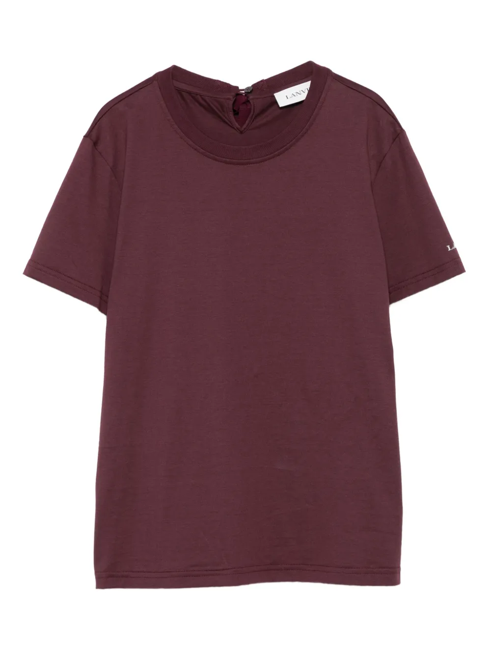 Lanvin keyhole tie-detail top | Purple | Image 1