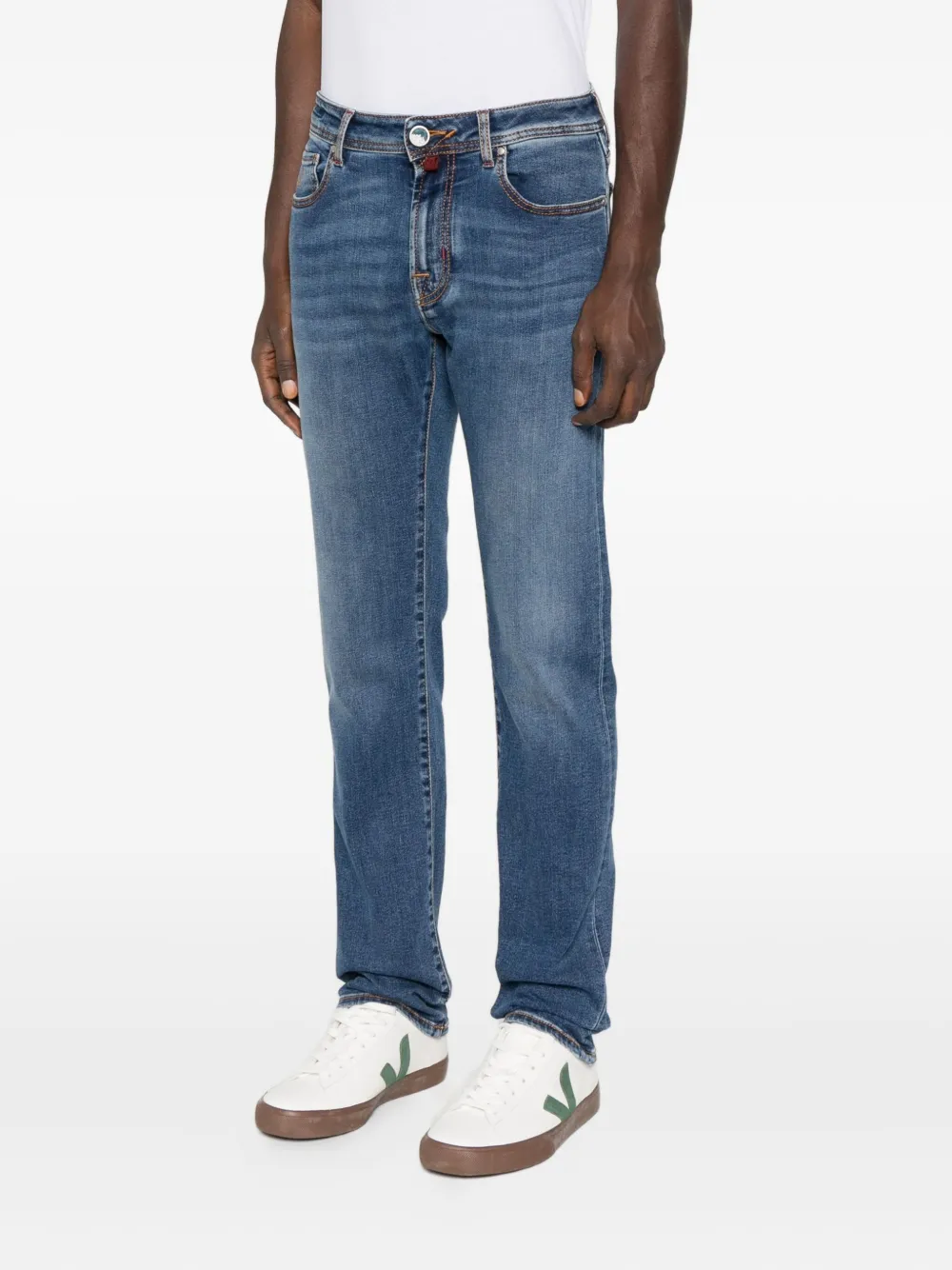 Jacob Cohen Cotton-blend Jeans In Blue