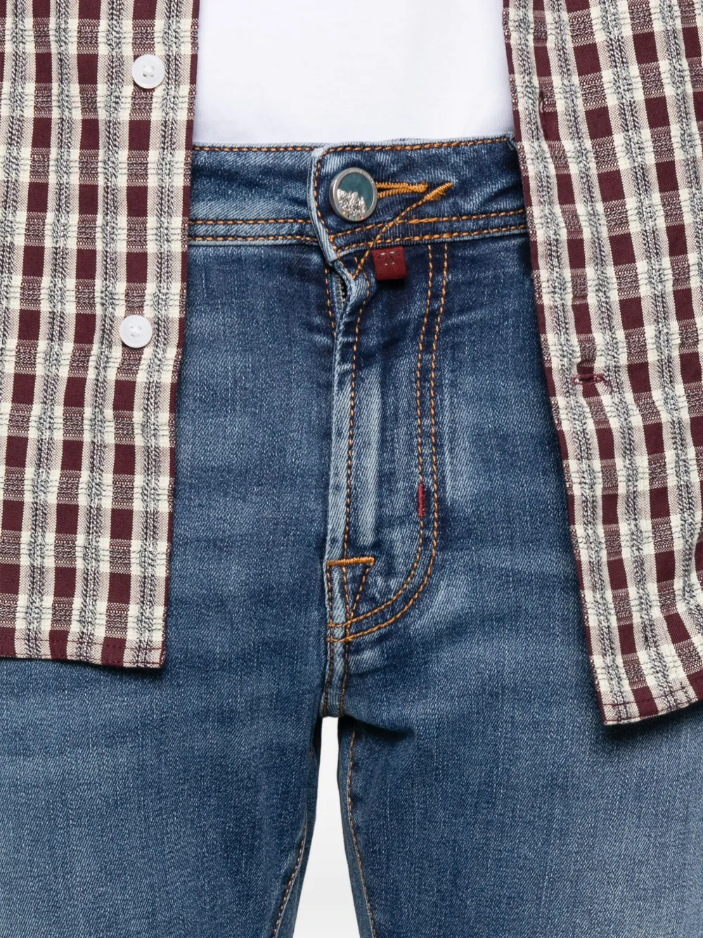 Jacob Cohen Cotton-blend Jeans In Blue