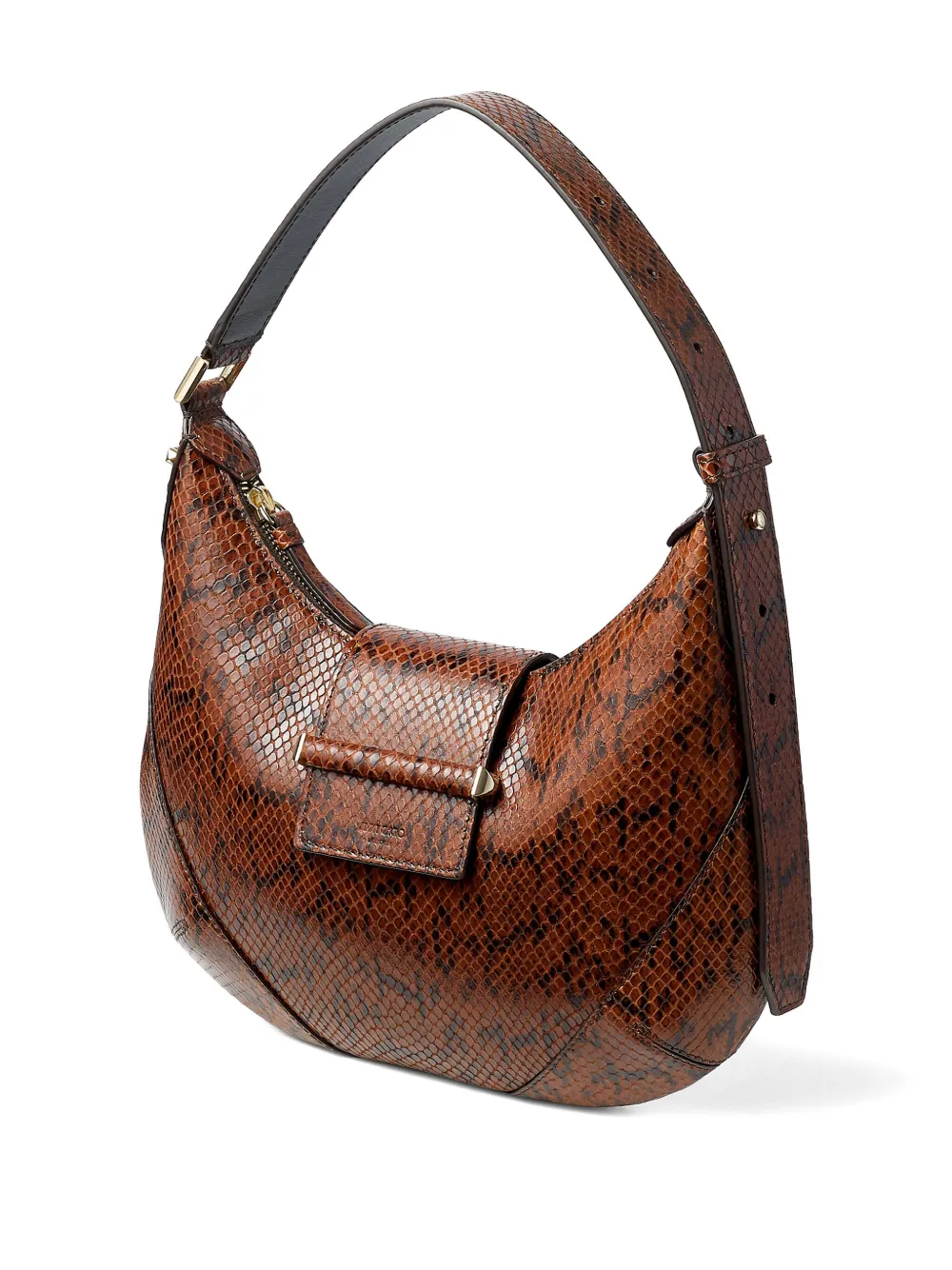 Jimmy Choo Small Bar Shoulder Bag In Brown
