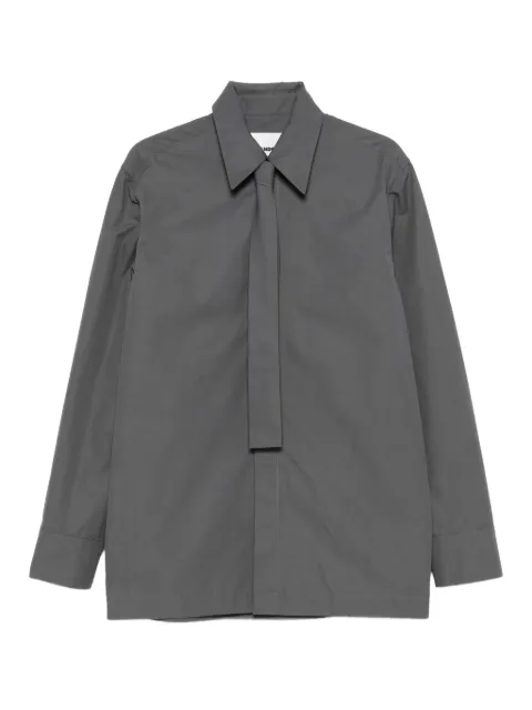 Jil Sander long-sleeve tie-neck shirt