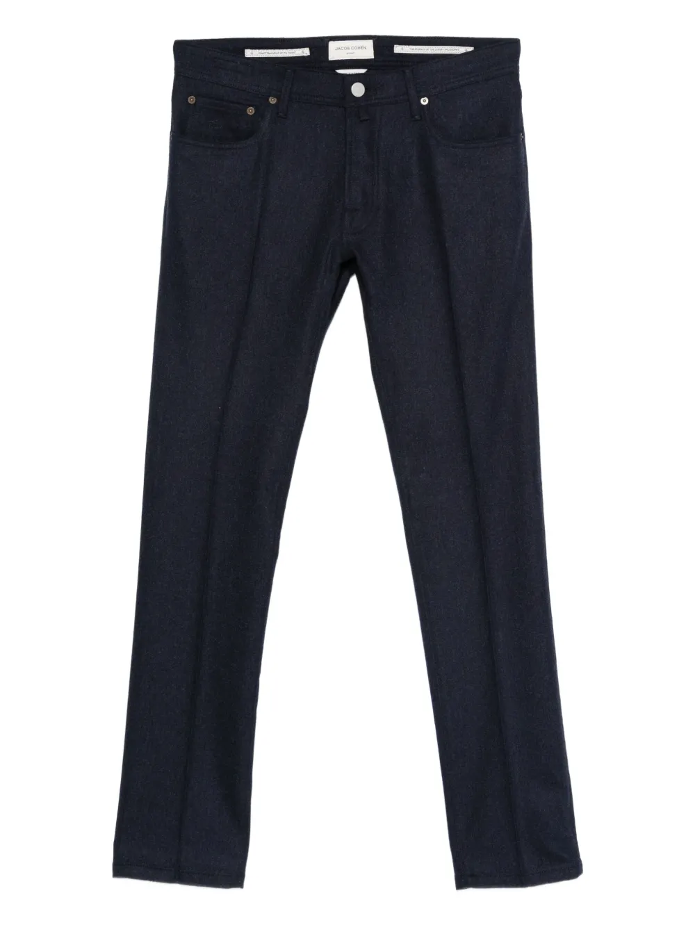 Jacob Cohen Wool Trousers In Blue