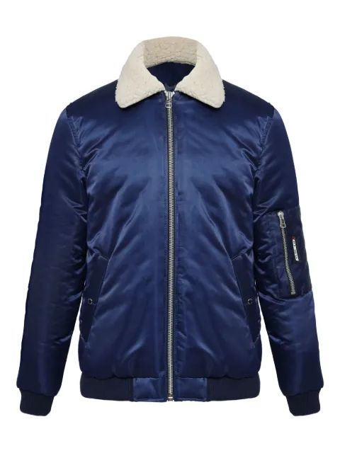 À La Garçonne Jaqueta bomber com pelos na gola