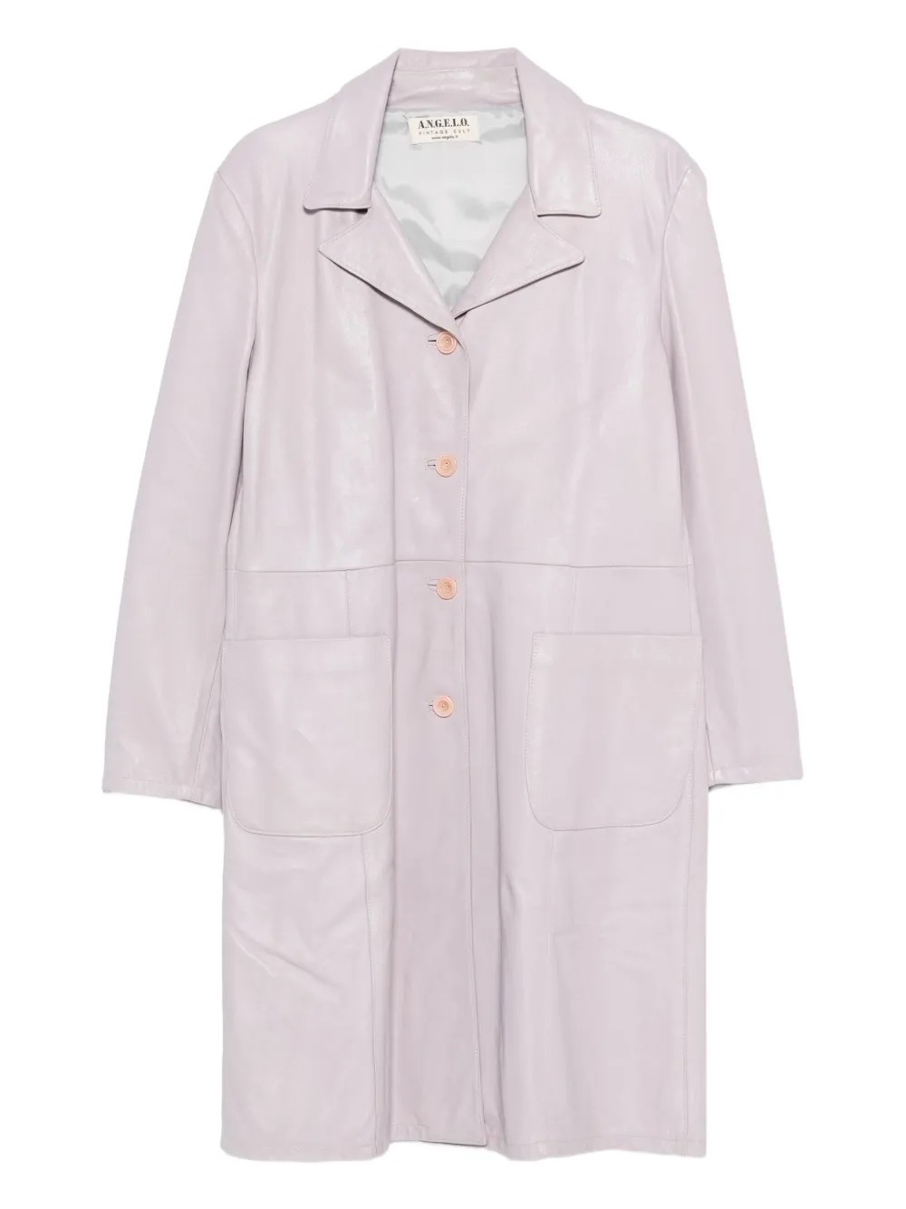 A.N.G.E.L.O. Vintage Cult 1990s leather coat | Purple | Image 1