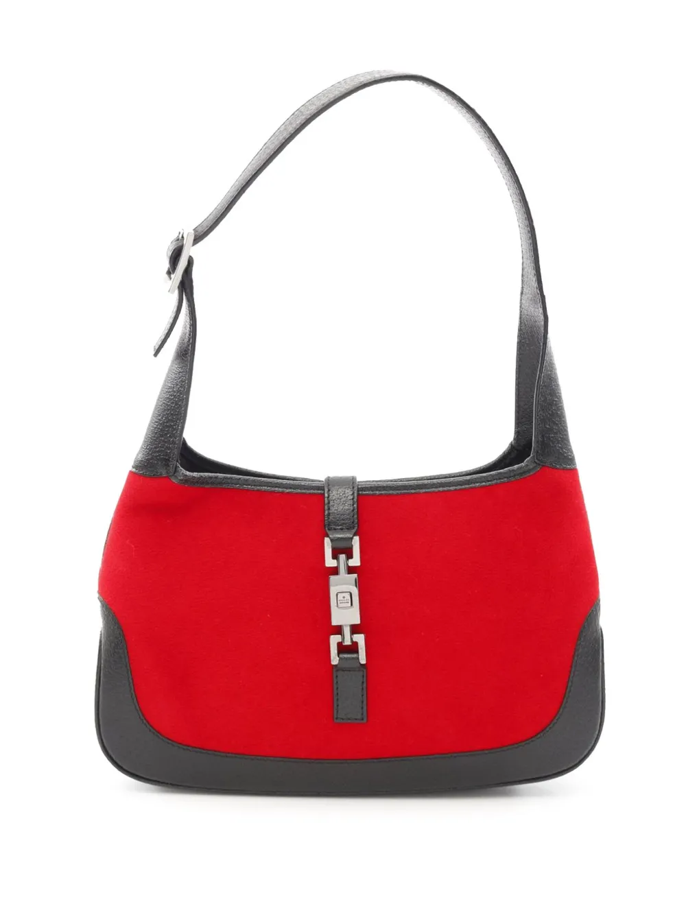 Gucci Pre-Owned 2000-2015 Wool Jackie shoulder bag - ブラック Gucci Pre-Owned 2000-2015 Wool Jackie shoulder bag - ブラック