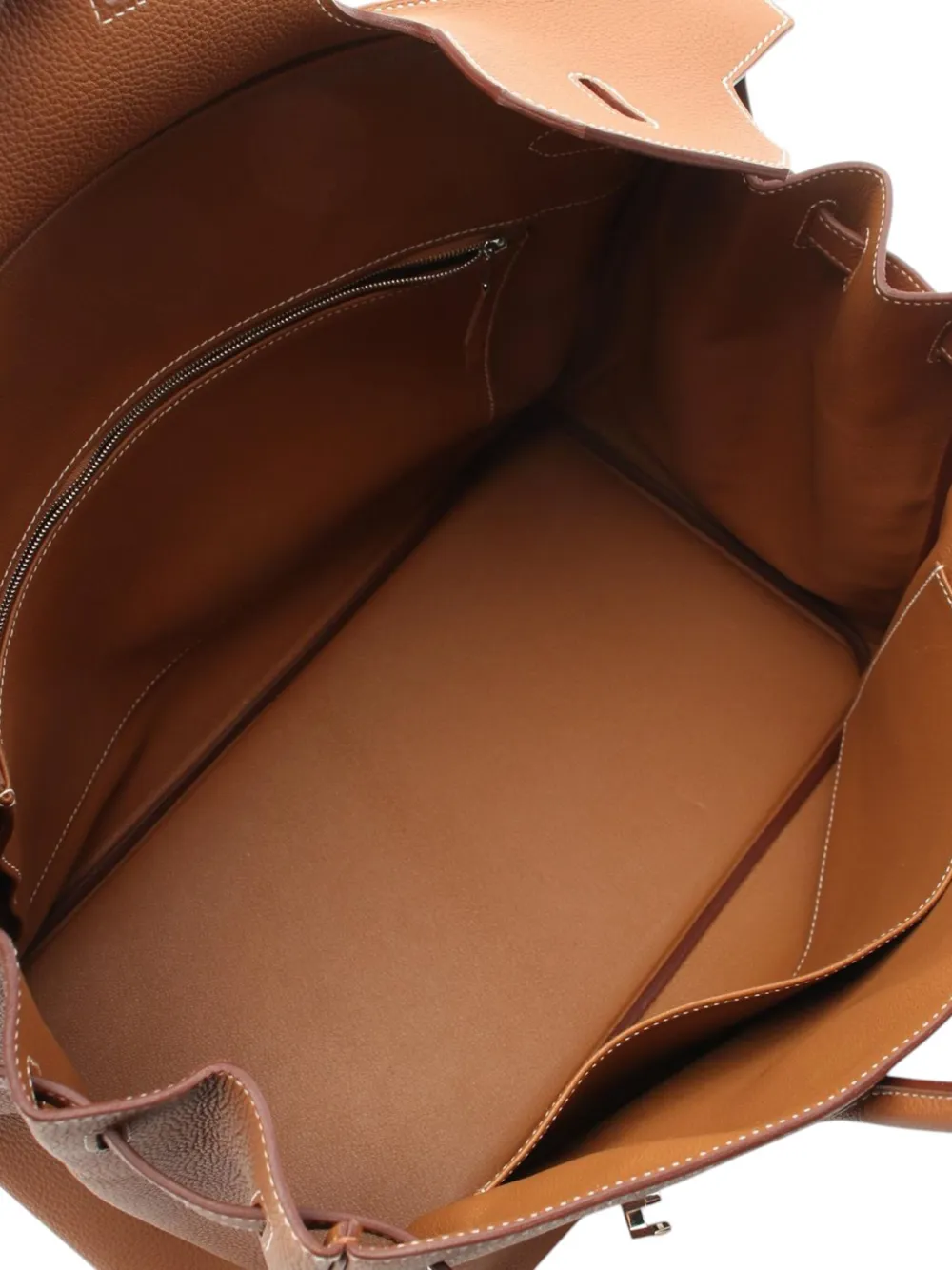 Pre-owned Hermes 2023 Togo Birkin Retourne 40 Handbag In Brown
