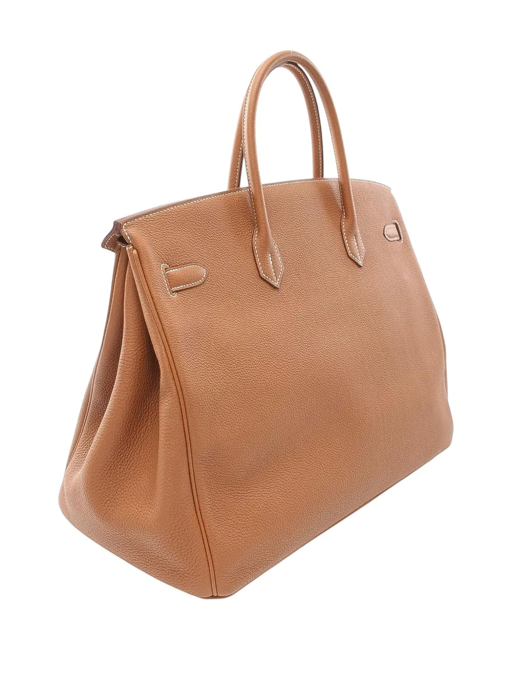 Pre-owned Hermes 2023 Togo Birkin Retourne 40 Handbag In Brown