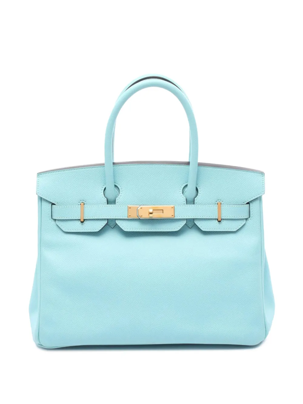 Hermès Pre-Owned 2015 Epsom Birkin Retourne 30 handbag - ブルー Hermès Pre-Owned 2015 Epsom Birkin Retourne 30 handbag - ブルー