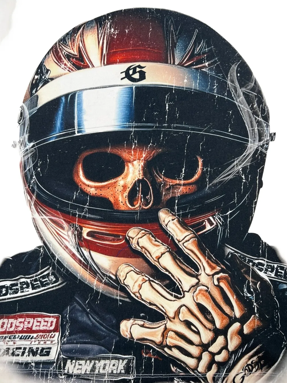 Godspeed Skull-print T-shirt In Neutral