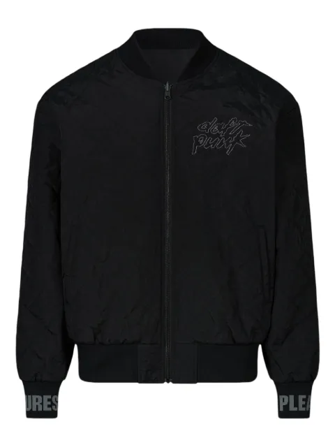 Pleasures graphic-print reversible bomber jacket 