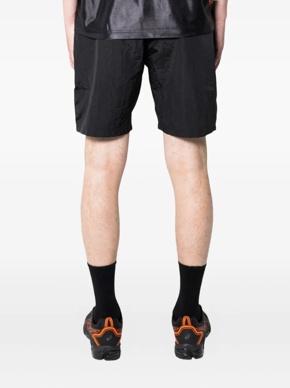 Pleasures Crush trainingsshorts met geborduurde patch Zwart