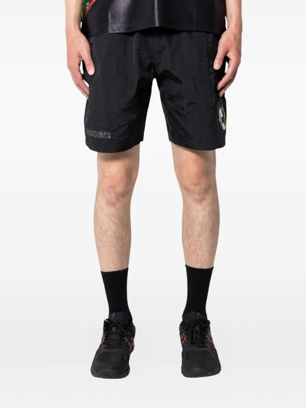 Pleasures Crush embroidered-patch hiking shorts | Track & Running Shorts | Image 2