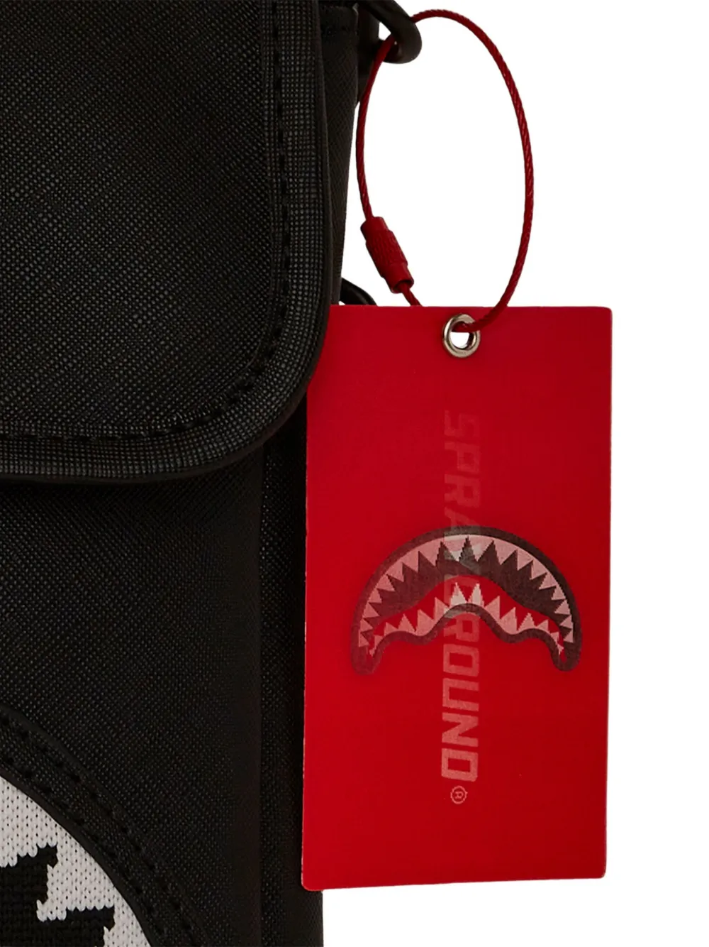 sprayground kid Shark Mouth schoudertas Zwart