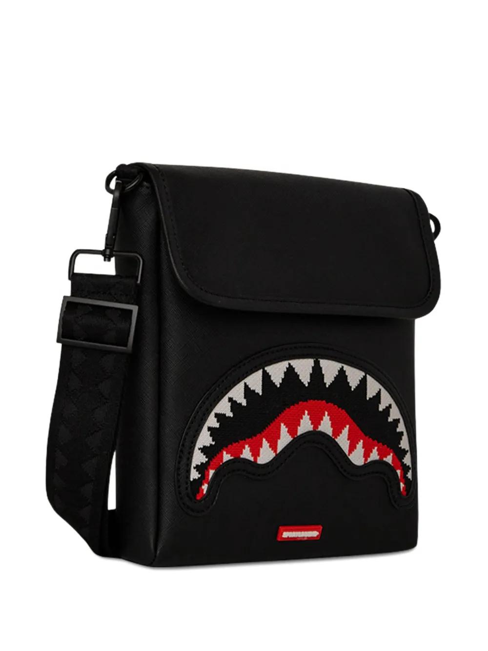 sprayground kid Shark Mouth schoudertas Zwart