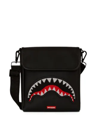 SPRAYGROUND シャーク ショルダーバッグ ブラック Sprayground Kid シャーク マウス ショルダーバッグ | ブラック