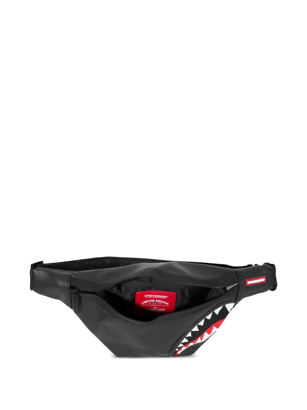 sprayground kid Heuptas met haaienprint Zwart