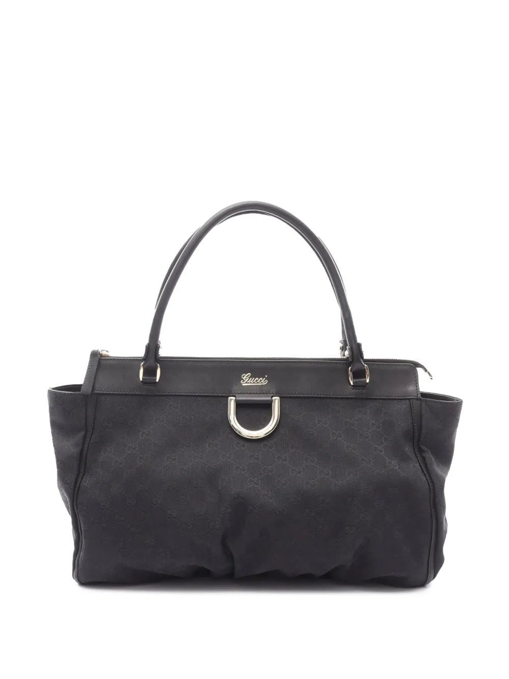 Gucci Pre-Owned 2000-2015 GG Canvas Abbey D Ring tote bag - ブラック Gucci Pre-Owned 2000-2015 GG Canvas Abbey D Ring tote bag - ブラック