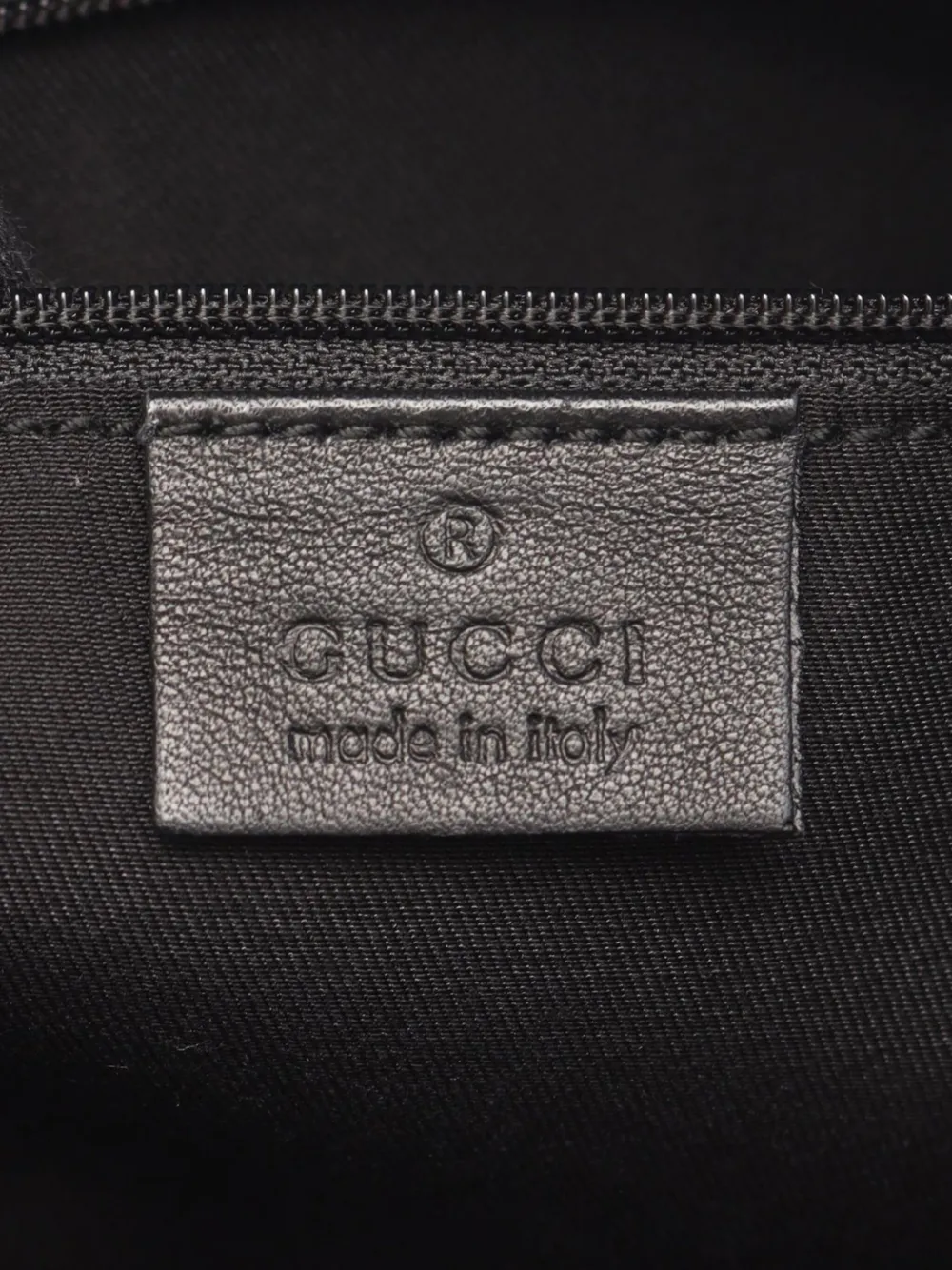 Pre-owned Gucci 2000-2015 Gg Canvas Abbey D Ring Tote Bag In Black