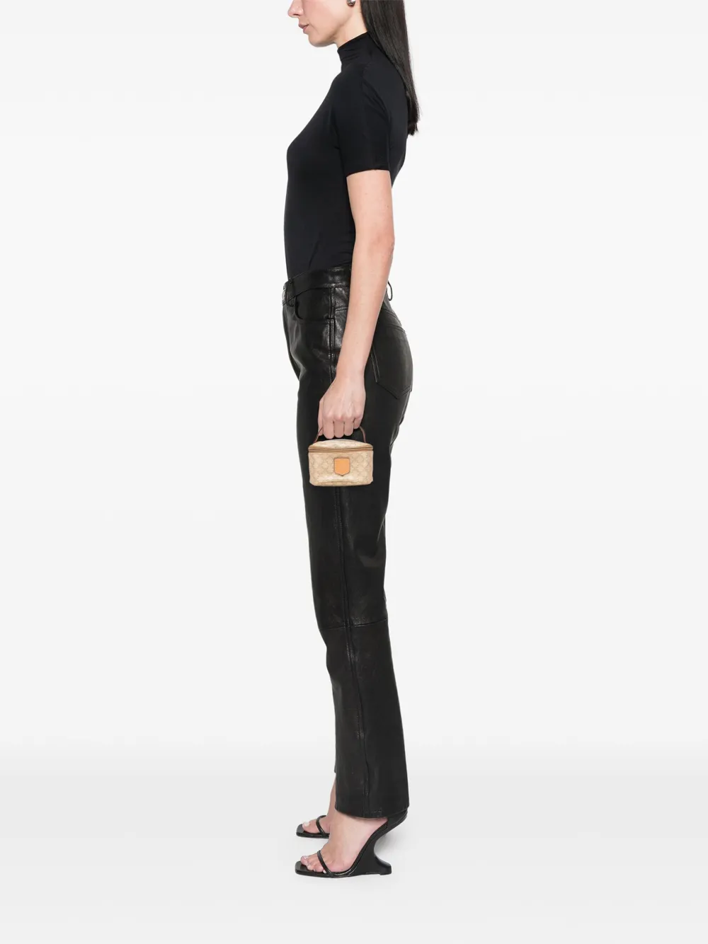 Celine Pre-Owned 2016 Macadam Coated Canvas vanity bag | Pre-Owned | Image 2