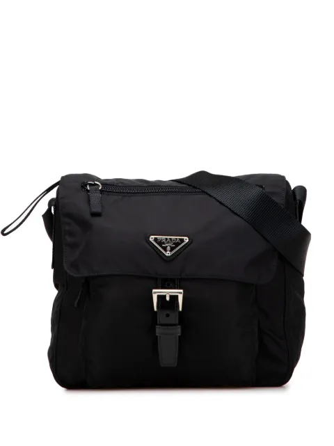Prada Pre-Owned 2000-2013 Tessuto Zip Buckle Messenger Bag crossbody bag