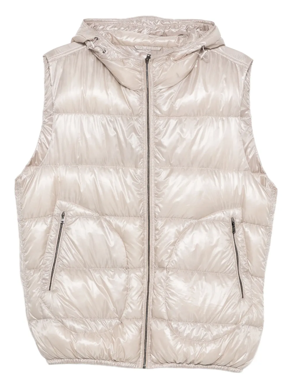 Herno hooded gilet | Neutrals | Image 1
