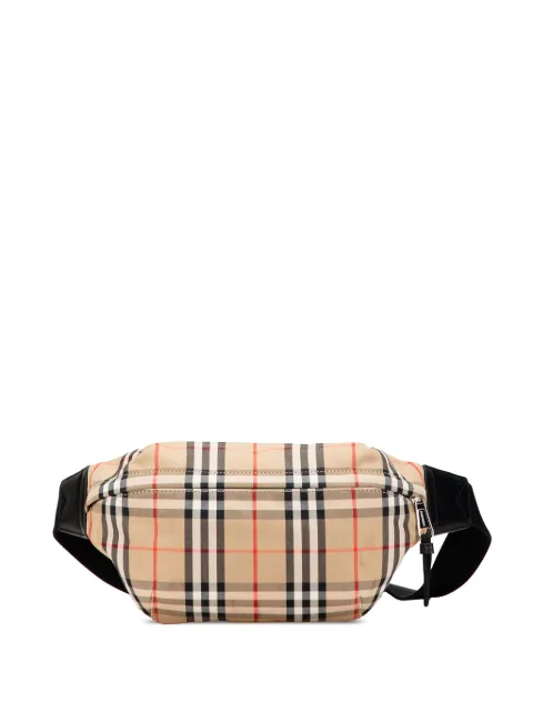 Burberry Pre-Owned 2018-2025 medium House Check Sonny nylon heuptas