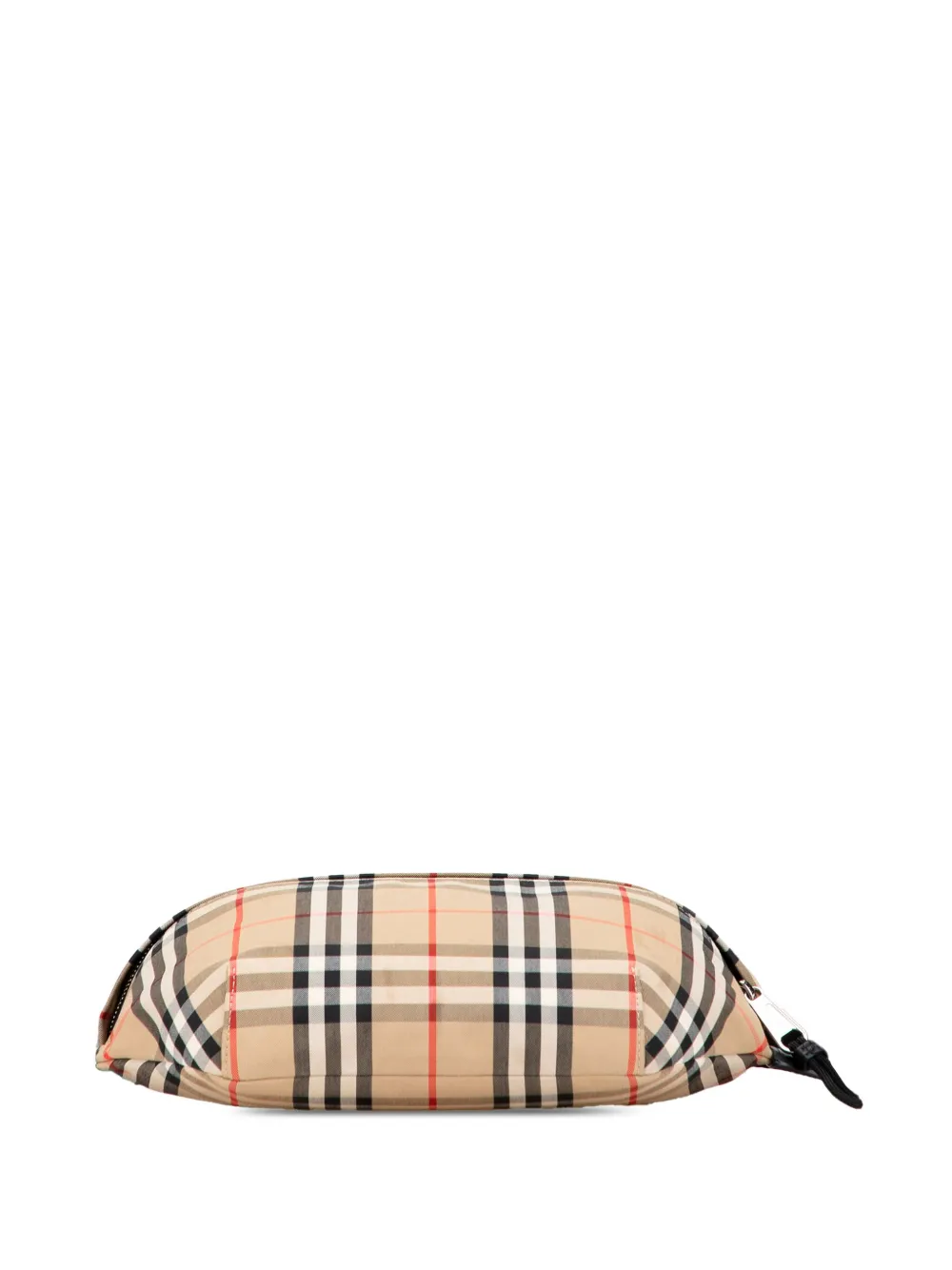 Pre-owned Burberry 2018-2025 Medium House Check Nylon Sonny Belt Bag In Brown