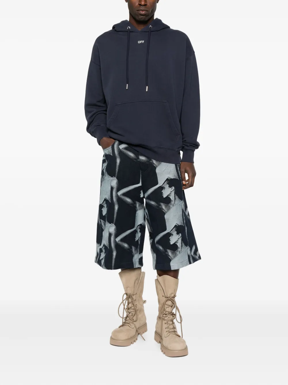 Off-White logo-print hoodie | Hoodies | Image 2