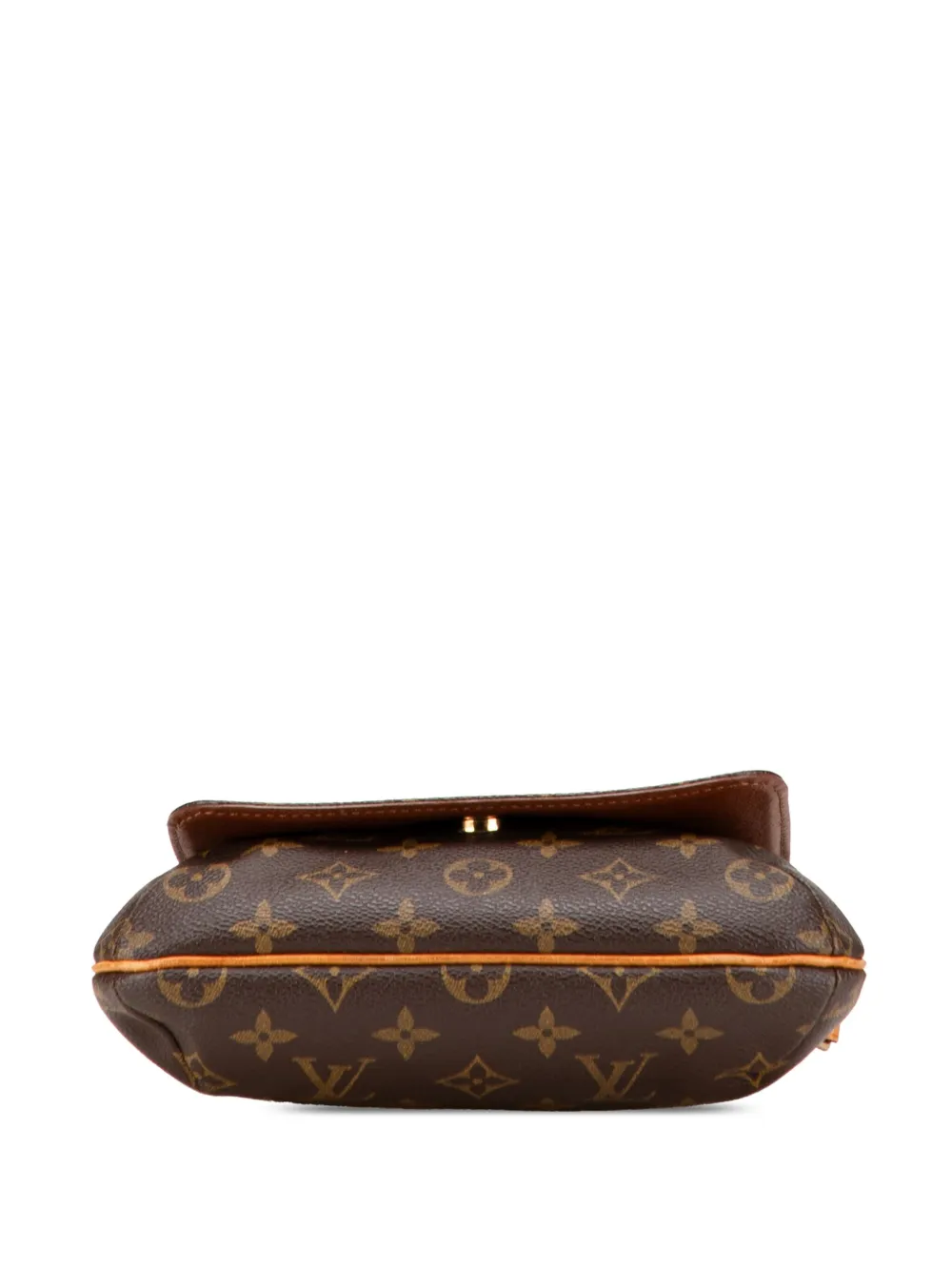 Pre-owned Louis Vuitton 2003 Monogram Musette Salsa Short Strap Shoulder Bag In Brown